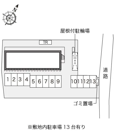 ★手数料０円★日立市小木津町１丁目　月極駐車場（LP）